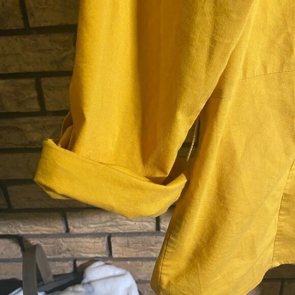 ‎Worthington yellow button down shirt - Picture 3 of 7